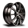 Rtx Alloy Wheel, Spark 15x6 4x100 ET45 CB73.1 Black Machined 081005